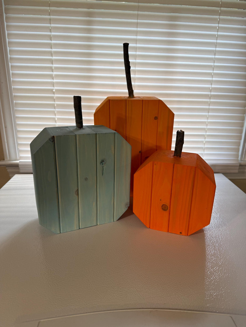 Hand made pumpkin bundles .