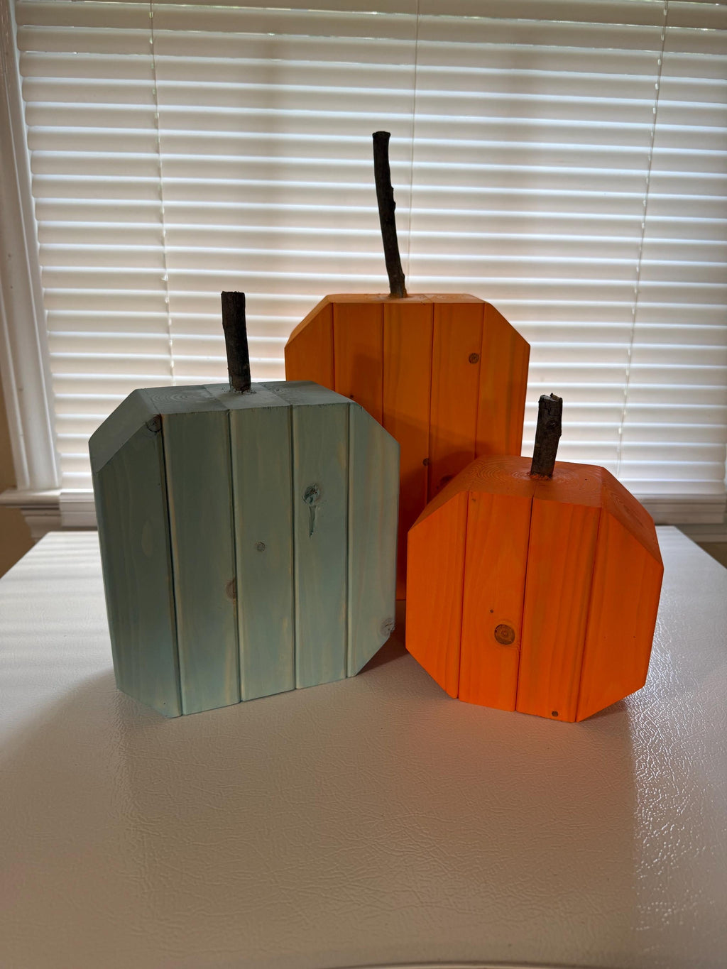 Hand made pumpkin bundles .