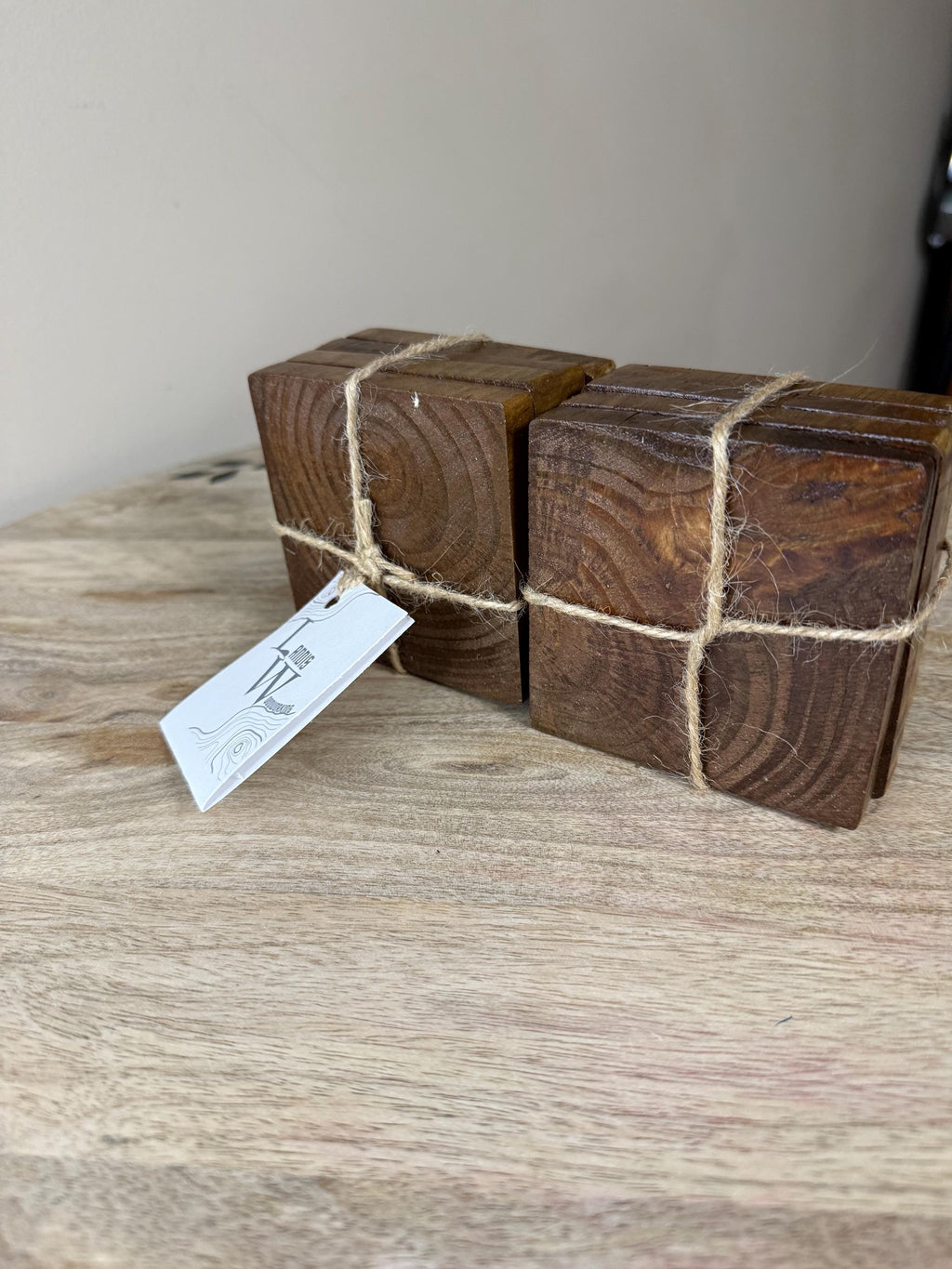 Handmade Stain Wood Drink Coasters