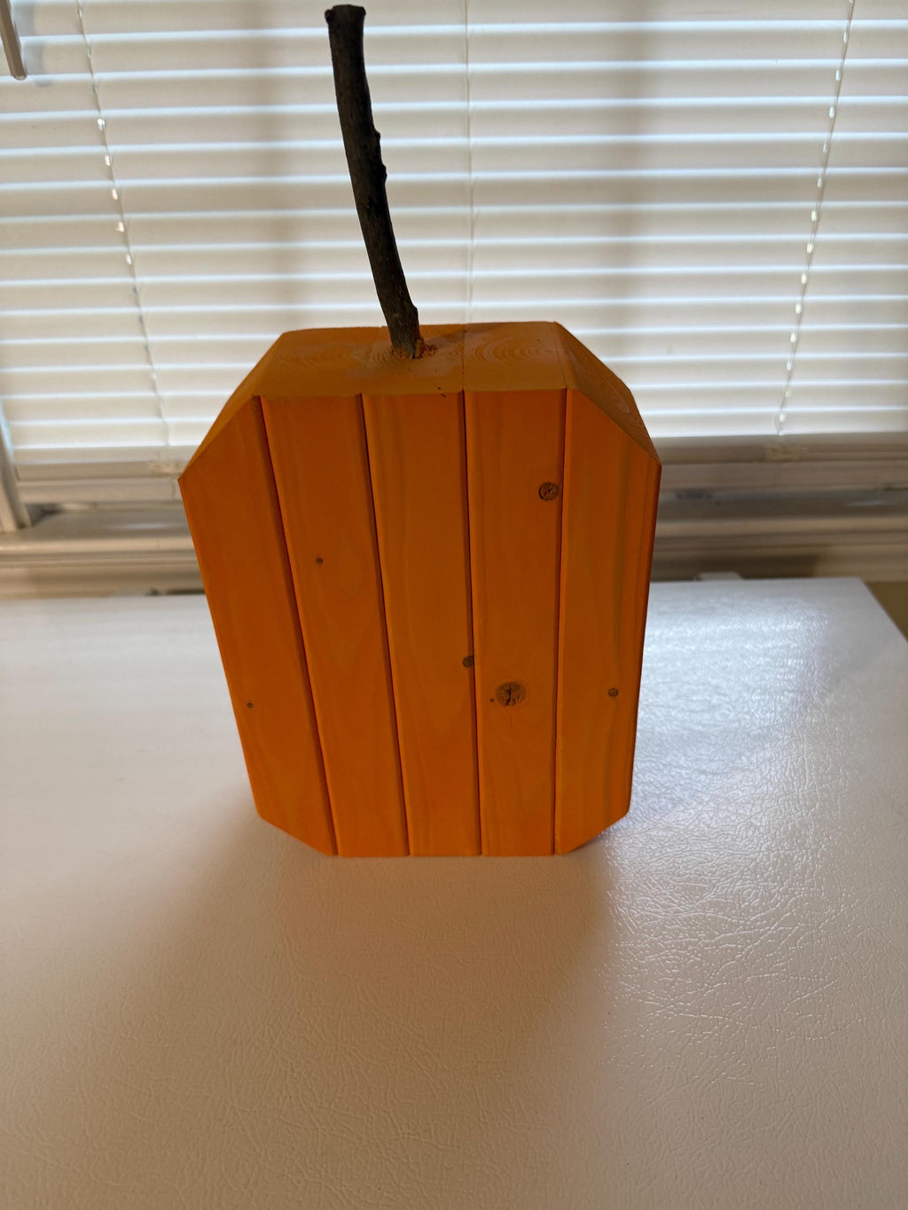 10”  Hand made pumpkin .