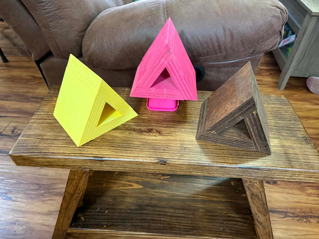 Painted hand made book stand