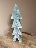 Rustic Wooden Christmas Tree Decor