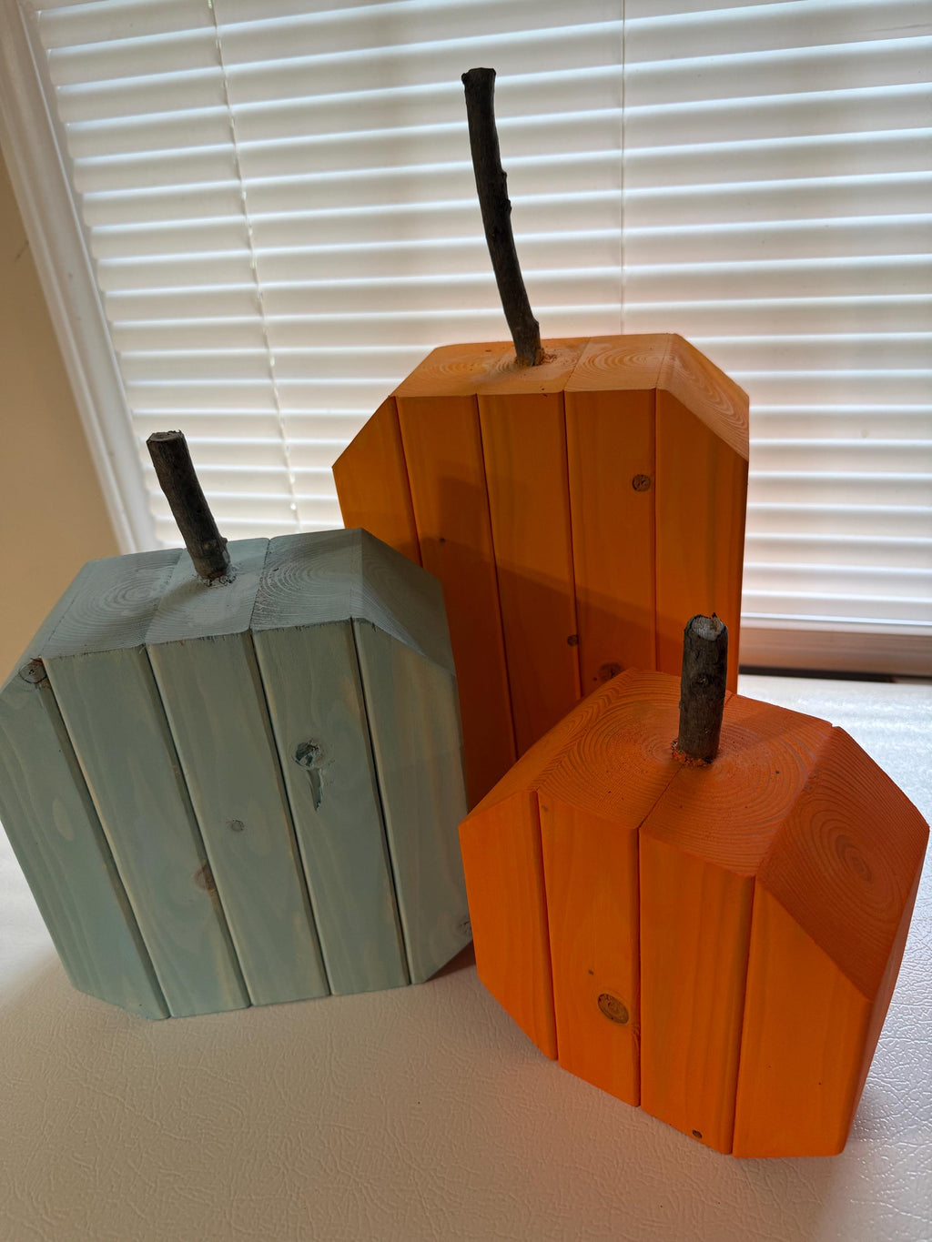 Hand made pumpkin bundles .