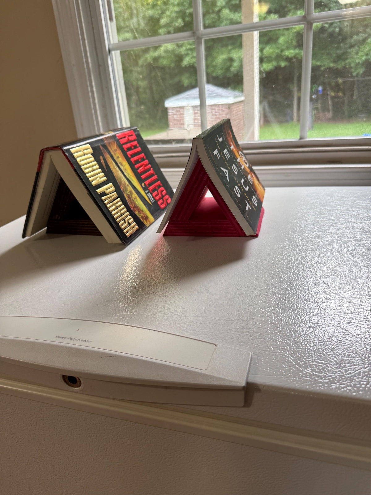 Painted hand made book stand
